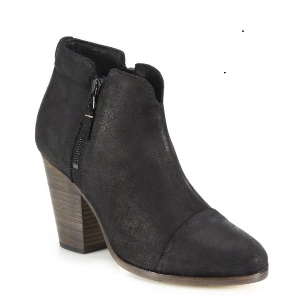 Rag and Bone Margot waxed suede booties. Size 38.5